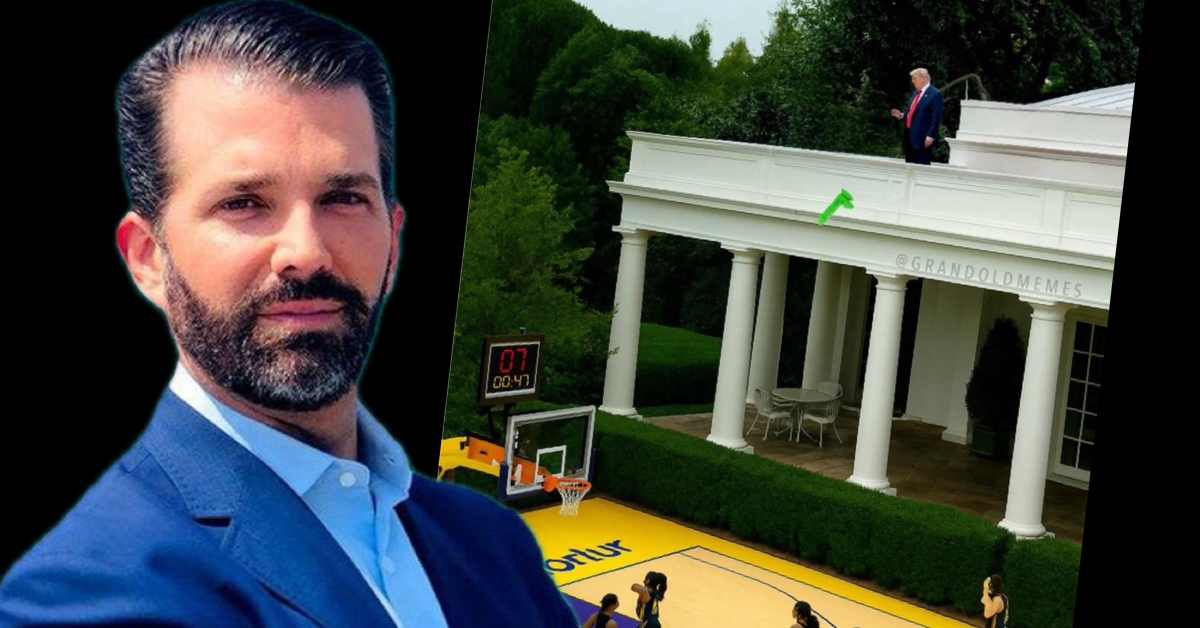 Don Jr Shares Meme Of Trump Throwing Green Dildo At Wnba Players Meidastouch News