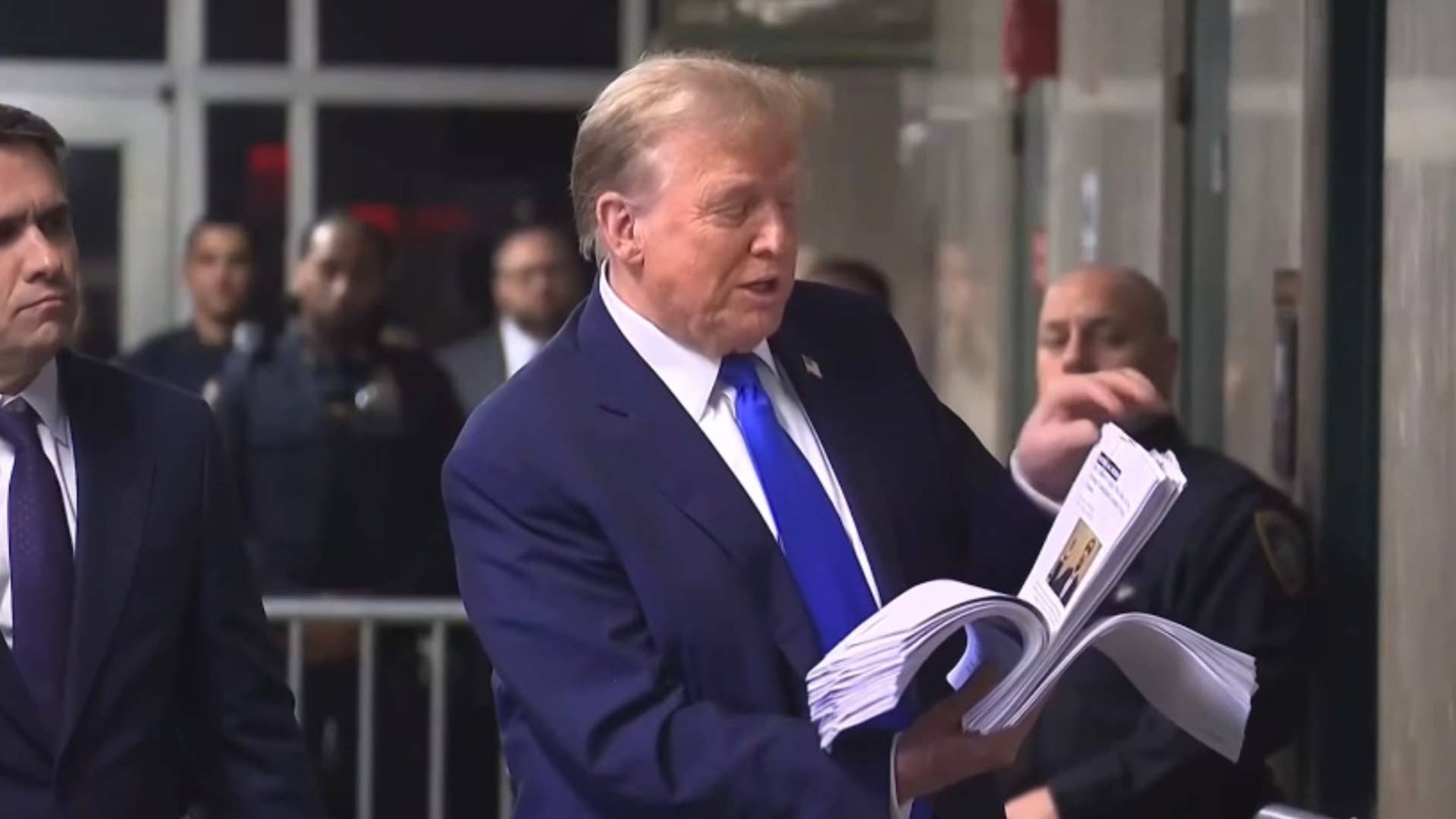 Trump Flashed an Image of Star Witness Michael Cohen Outside the ...