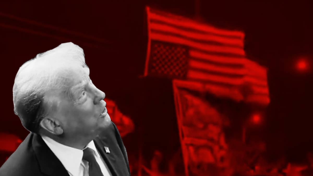 Convicted Felon Trump Posted Giant, Upside Down American Flag Video ...