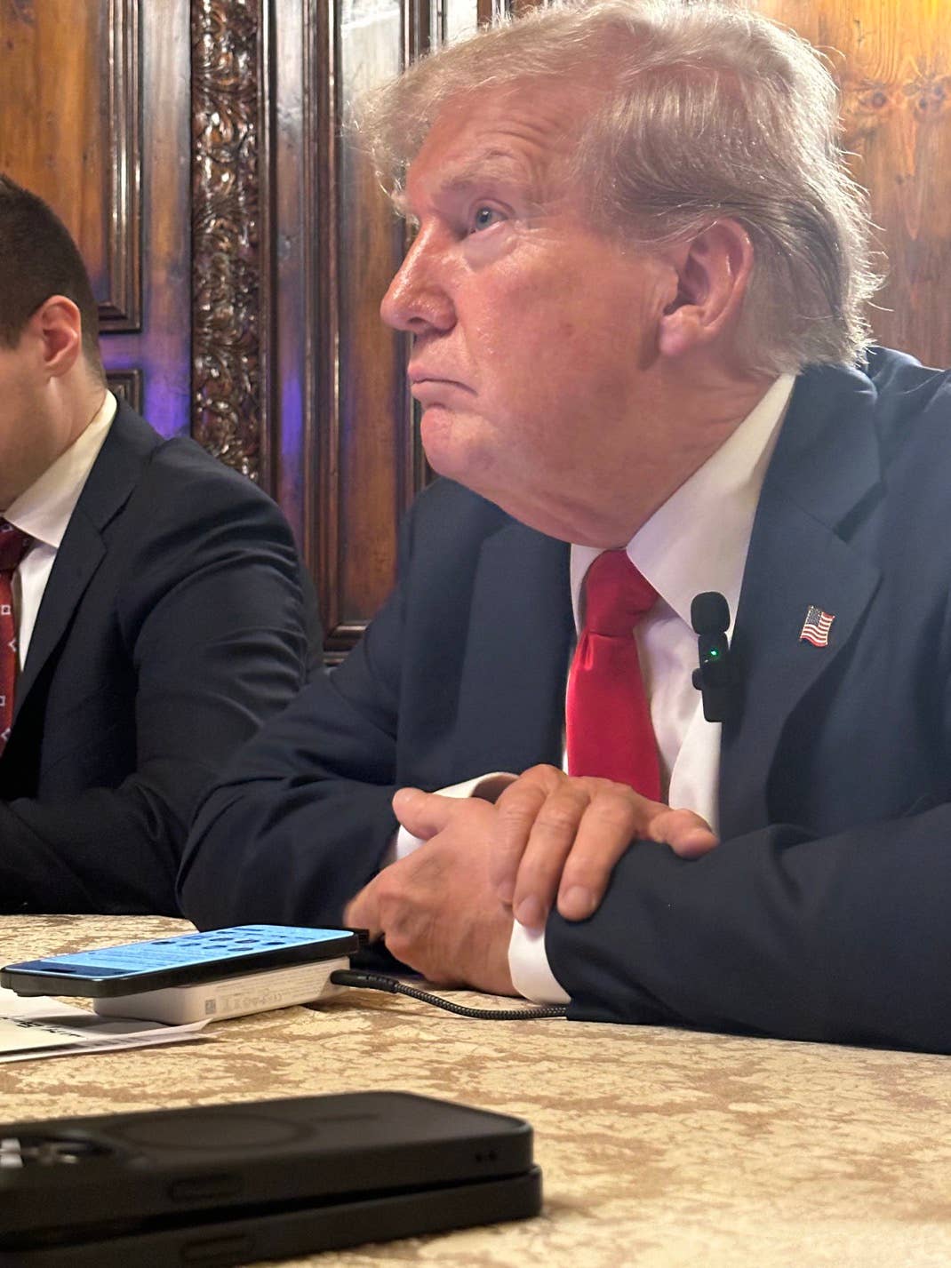 Slurring Trump Blames Twitter Space Slurring on “Cellphone Technology” - MeidasTouch