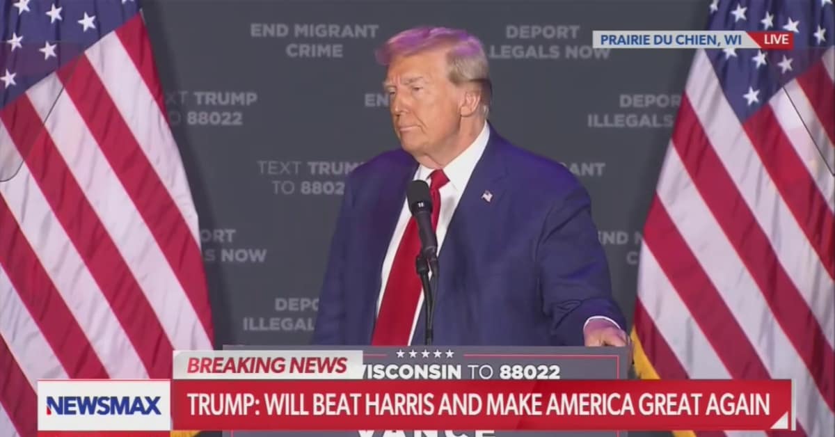 Trump Suggests Kamala Harris Is Mentally Impaired, Then Appears to