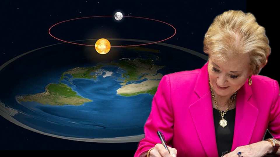 Flat Earth diagram / Linda McMahon