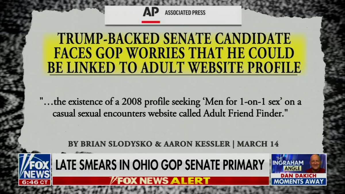 Trump-Endorsed Bernie Moreno Says Gay Hookup Profile Just a ‘Prank’