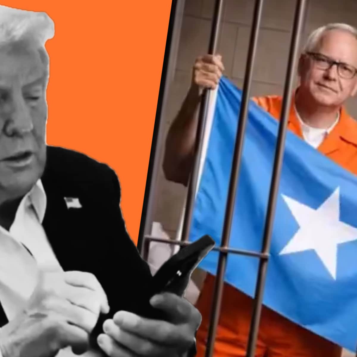 Trump Shared AI Image of Governor Tim Walz in Prison - MeidasTouch News