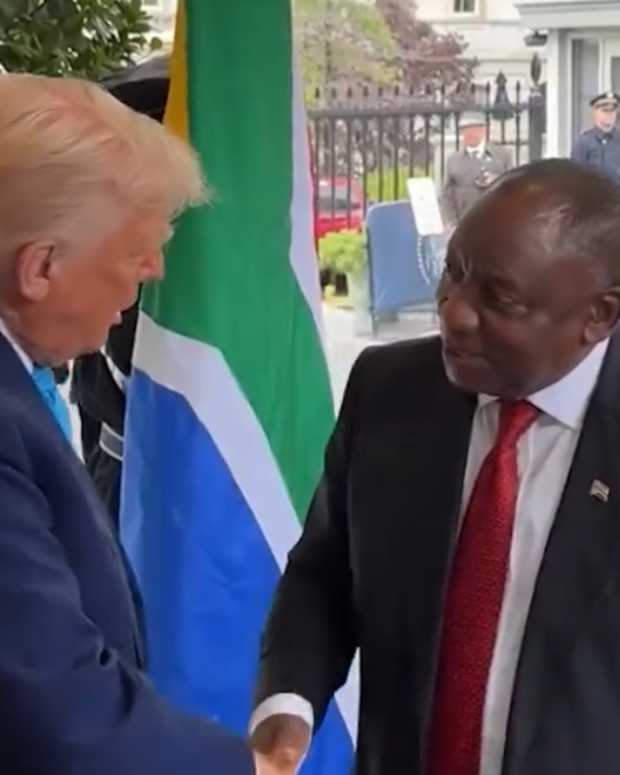 Trump greeting 