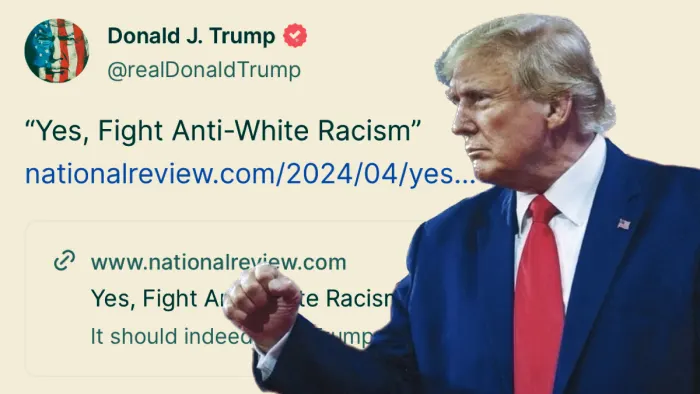 Trump Post: “Fight Anti-White Racism,” Make It “a Trump Priority” (meidasnews.com)