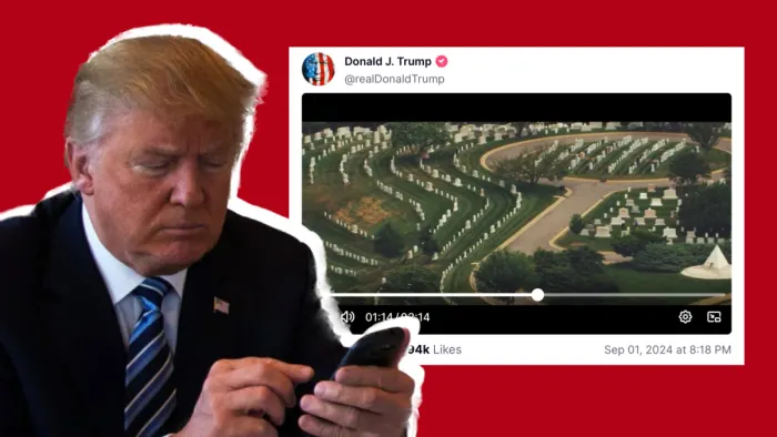 Trump Campaign Continues to Use Military Graves in Political Ads, Releases Another Video Using Arlington National Cemetery Footage (meidasnews.com)