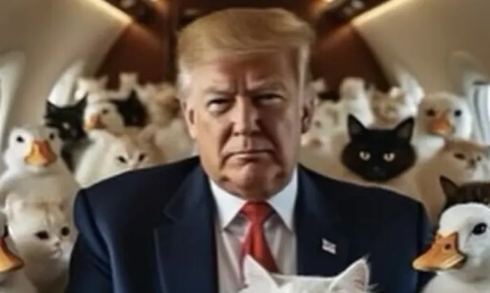 Trump Posts AI Haitian Cat Eating Hoax Memes (meidasnews.com)