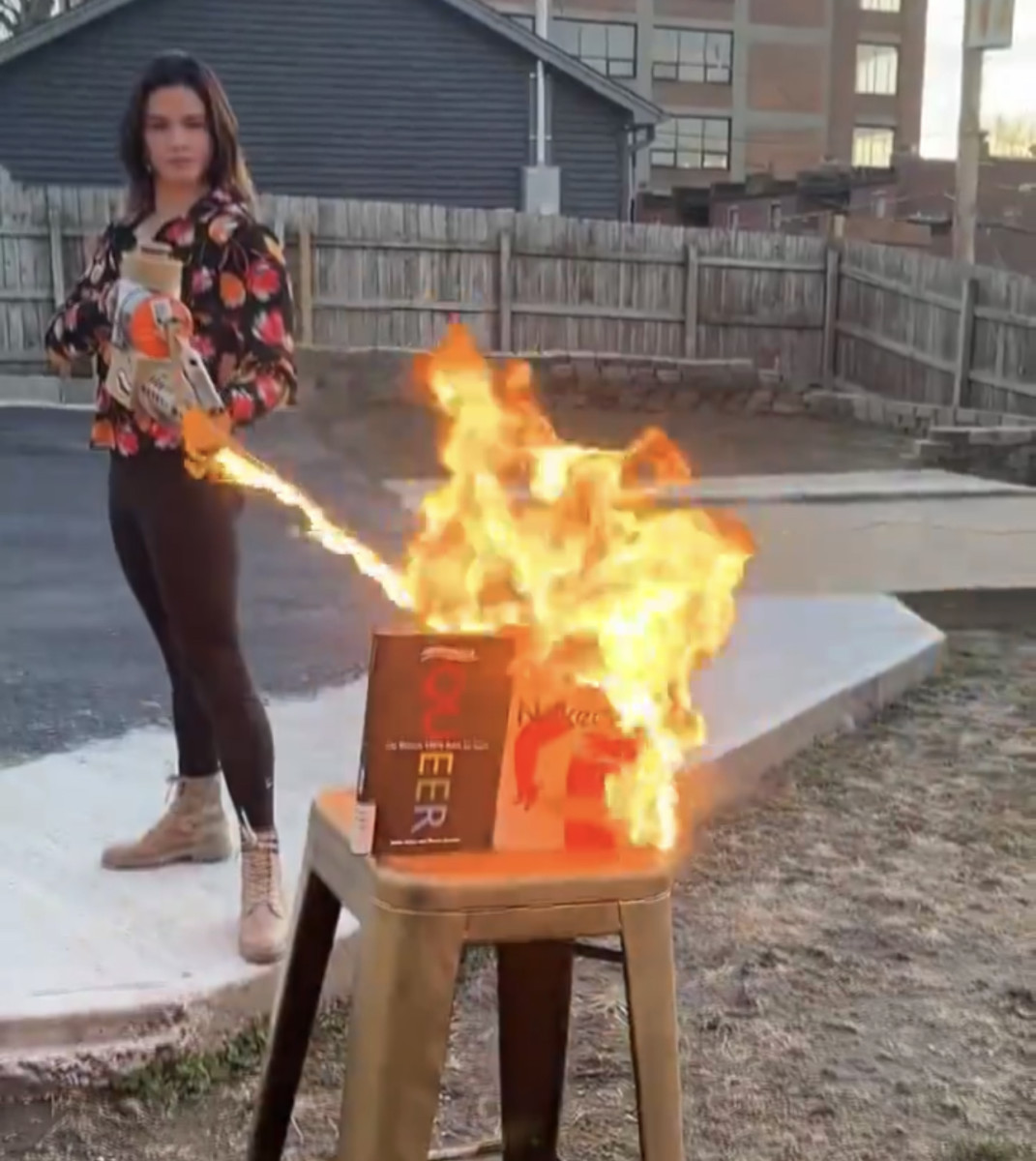 GOP Candidate Burns Missouri Public Library Books with Flamethrower ...