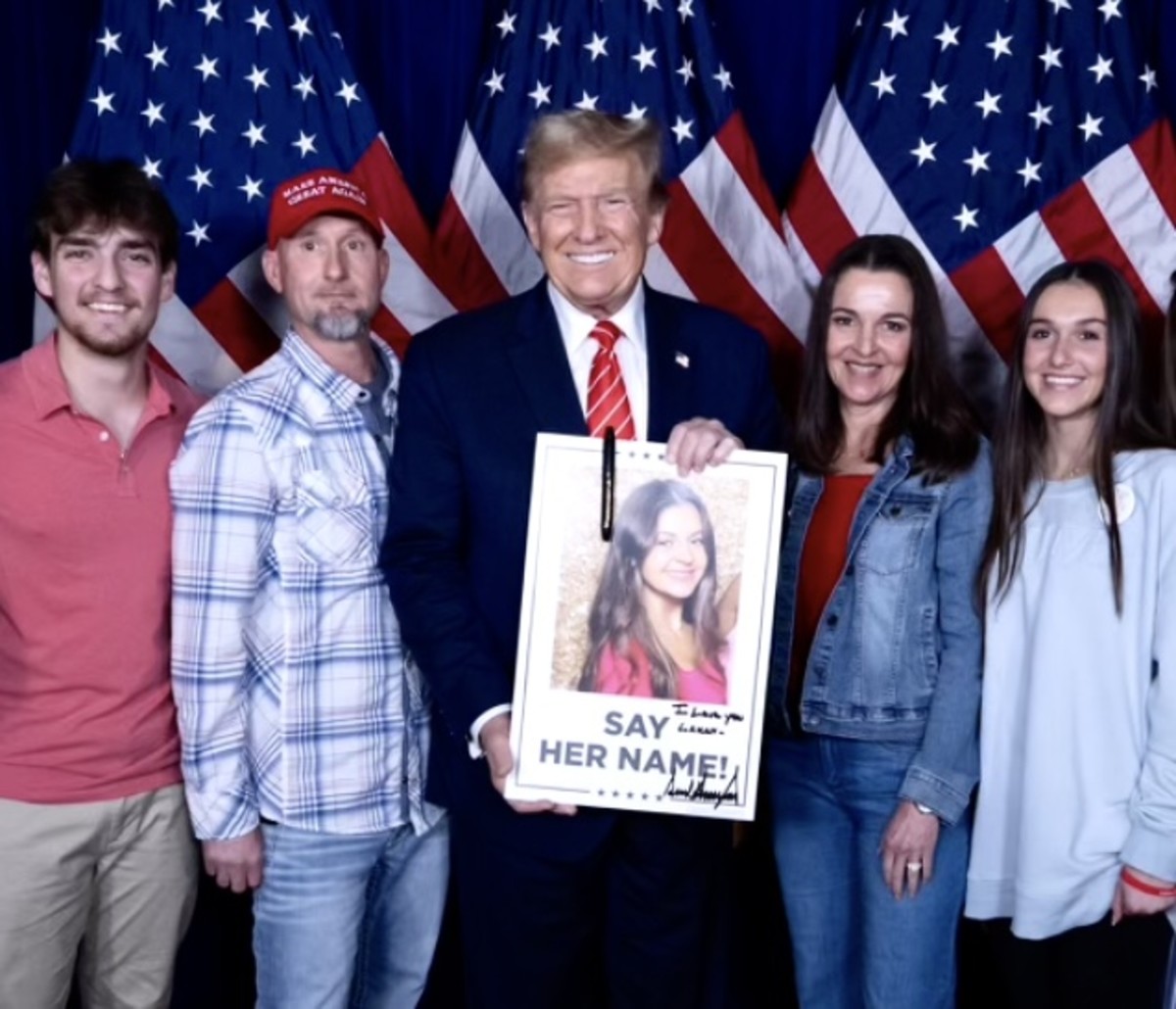 Trump Spells Laken Riley's Name Wrong on Autograph - MeidasTouch News