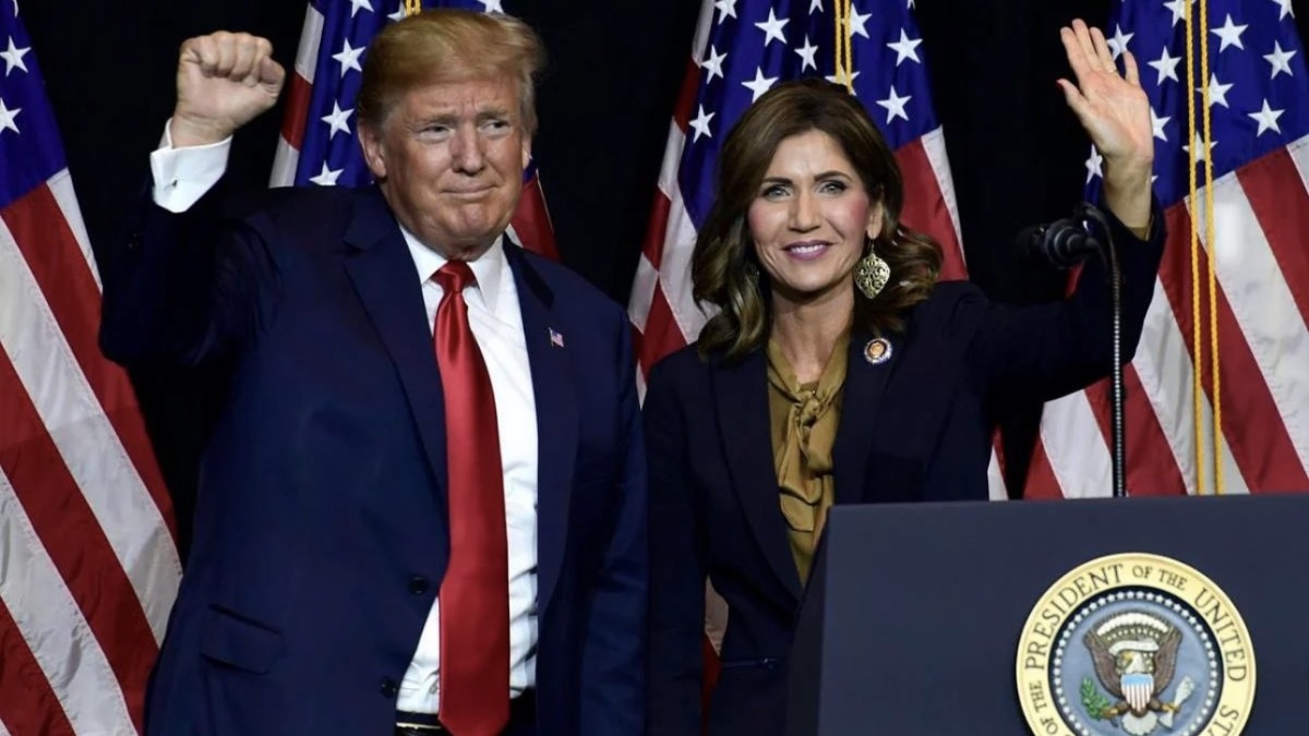 Trump Promoted Kristi Noem's "Puppy Killer" Book on Truth Social