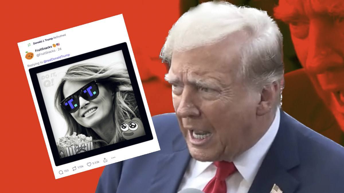 Trump Uses Melania QAnon Meme to Pump Truth Social - MeidasTouch News