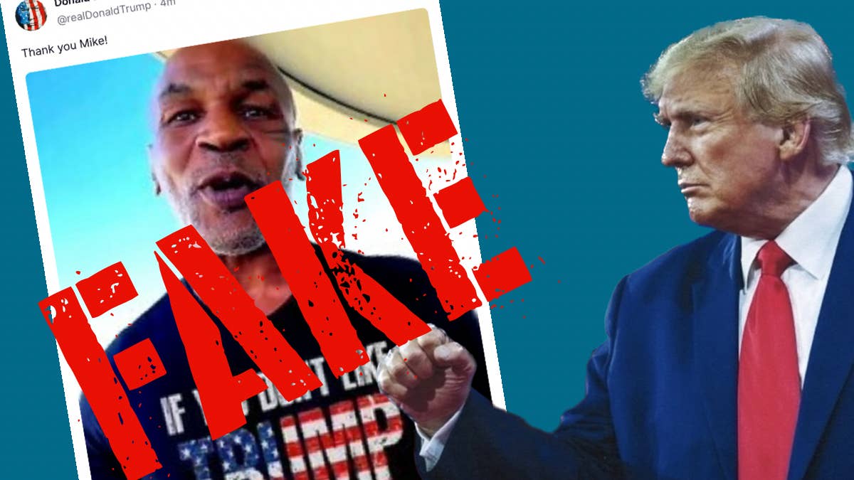Trump Duped By Fake Mike Tyson Pro-Trump T-Shirt Photo - MeidasTouch News