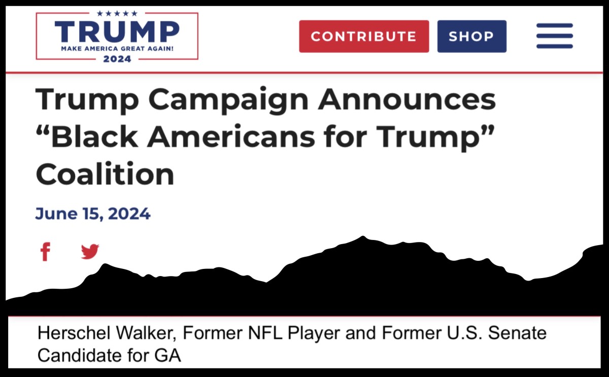 Trump names Herschel Walker to Black Americans for Trump coalition