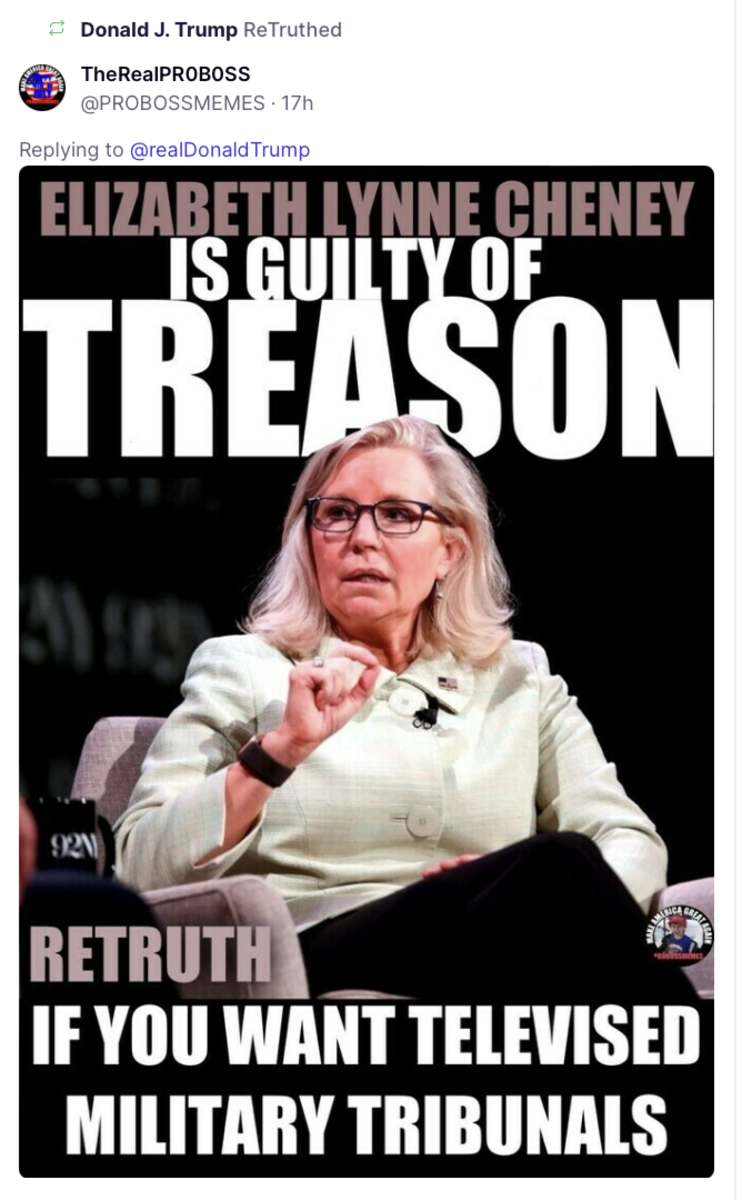 &ldquo;Not a Stable Adult&rdquo;— Liz Cheney Claps Back at Trump&rsquo;s &ldquo;Military