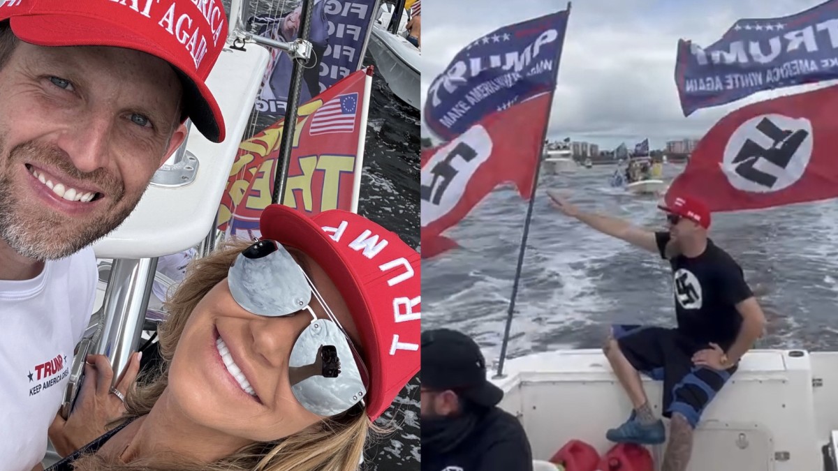 NeoNazis Join Lara Trump's "Trump Boat Parade" MeidasTouch News