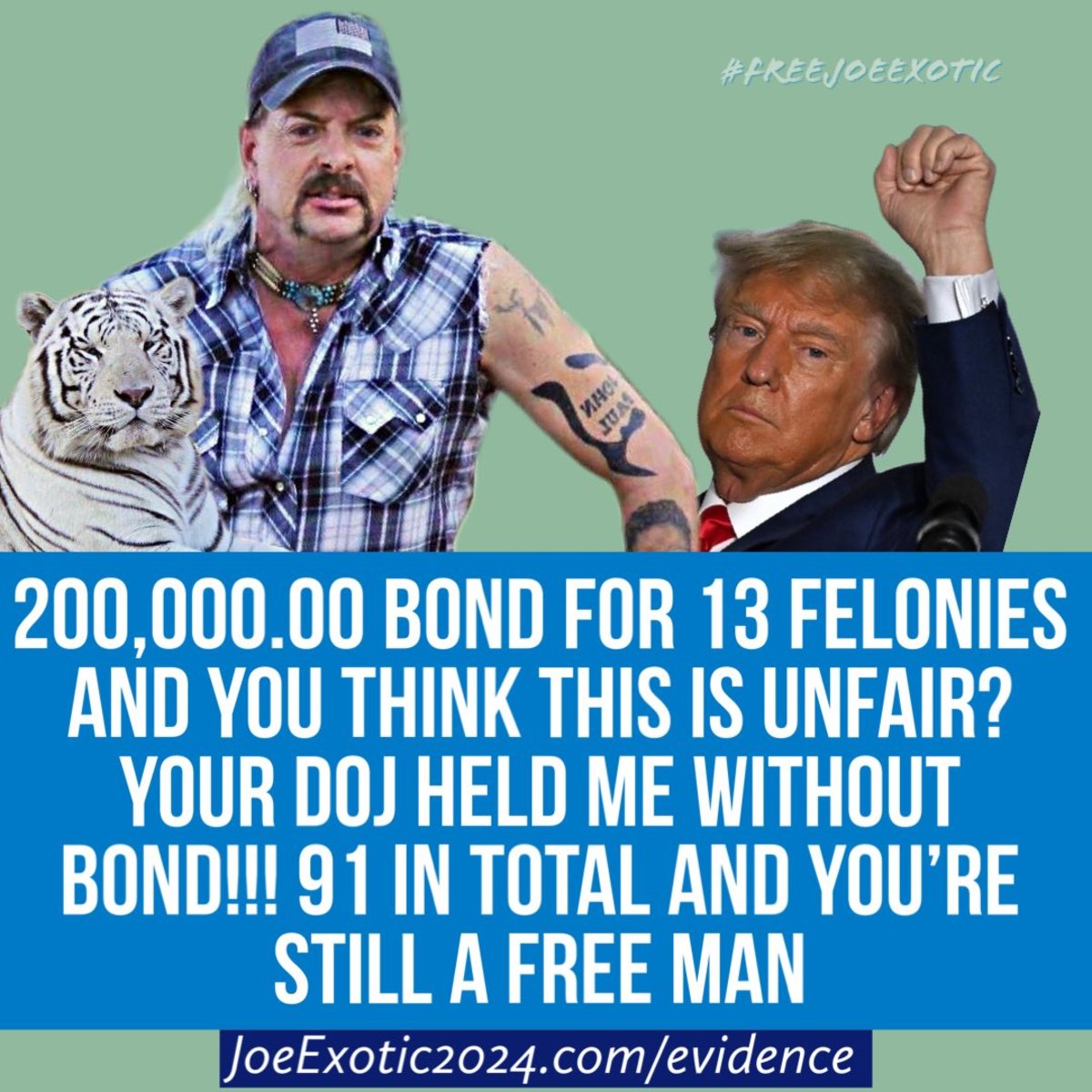 Joe Exotic is Outraged By Trump’s Low Bond - MeidasTouch News