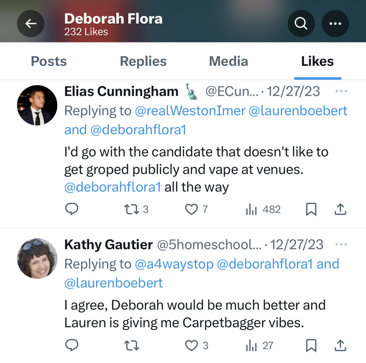 New GOP Primary Opponent Liked Tweets Blasting Lauren Boebert for