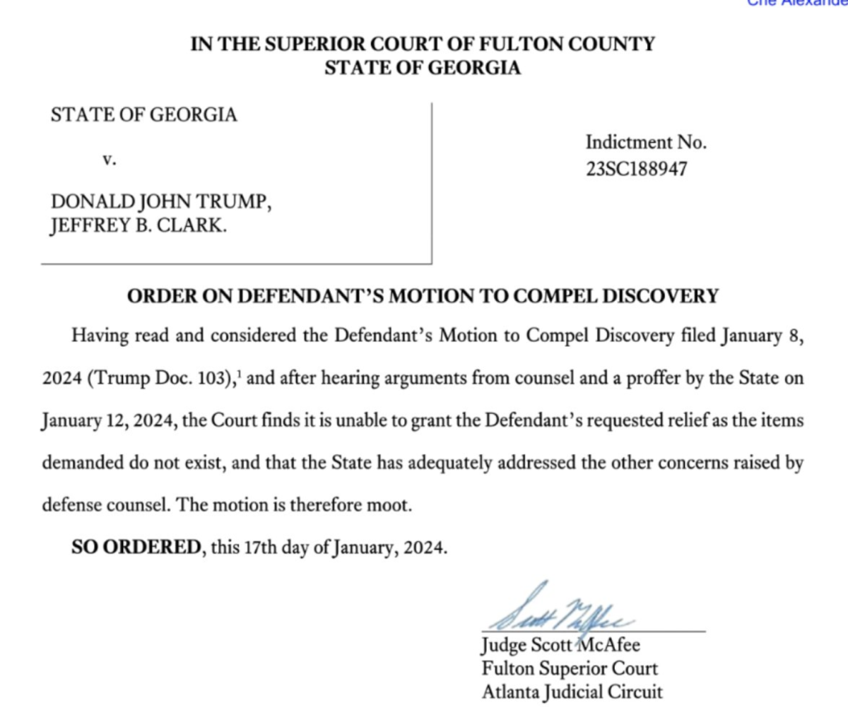 Trump s Motion To Compel More Discovery In Georgia Has Been Denied trump-s-motion-to-compel-more-discovery-in-georgia-has-been-denied