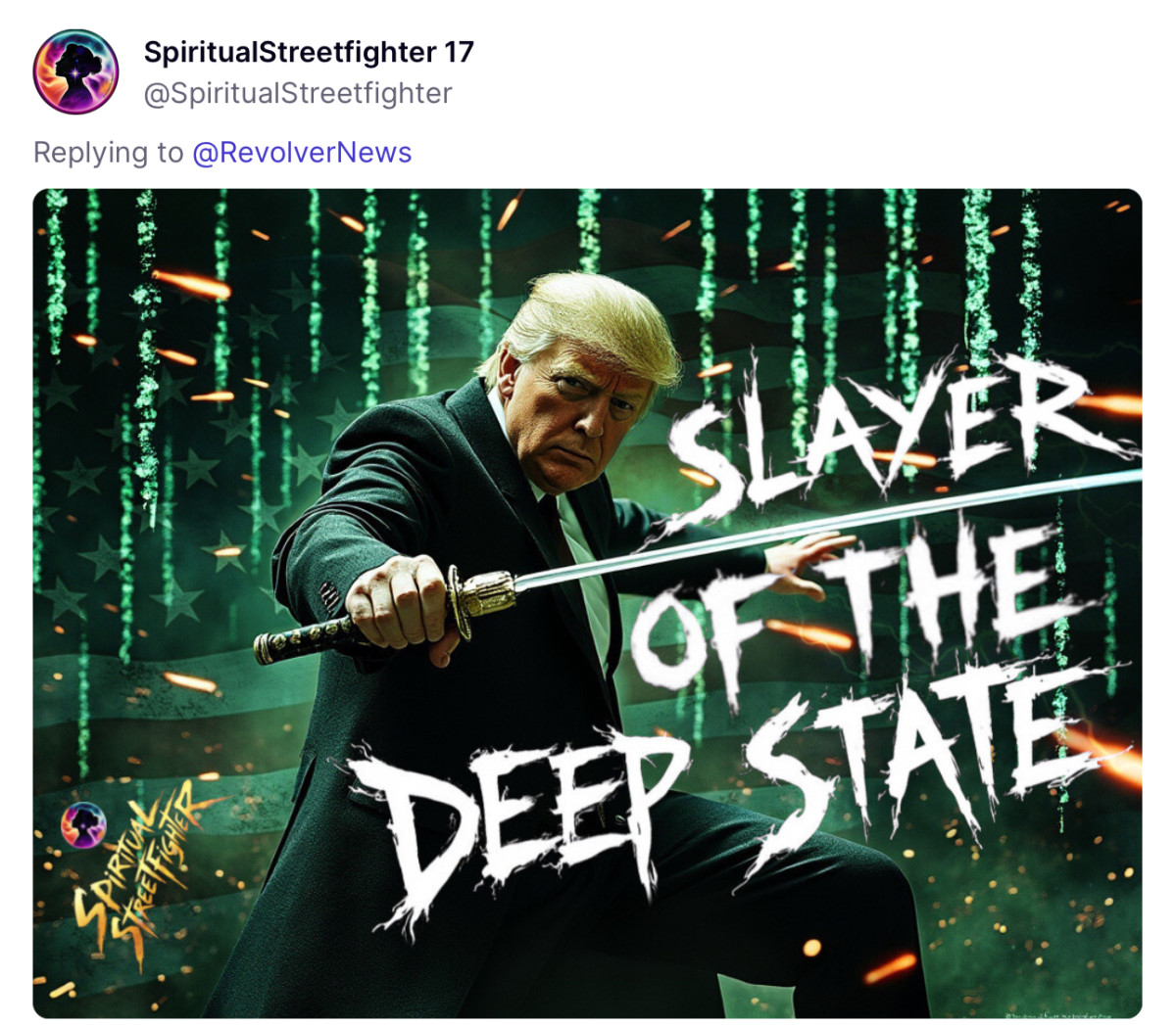 Trump repost