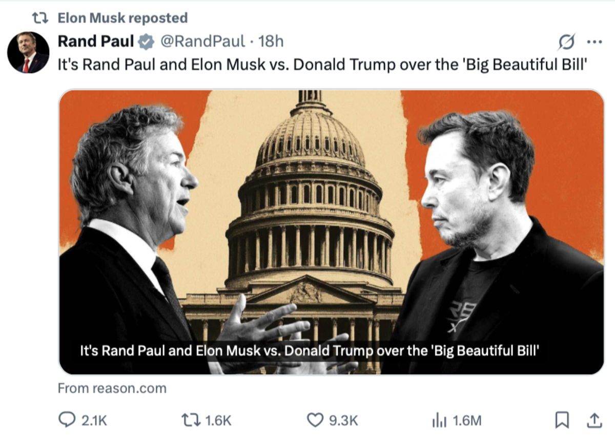 Elon Musk's retweet