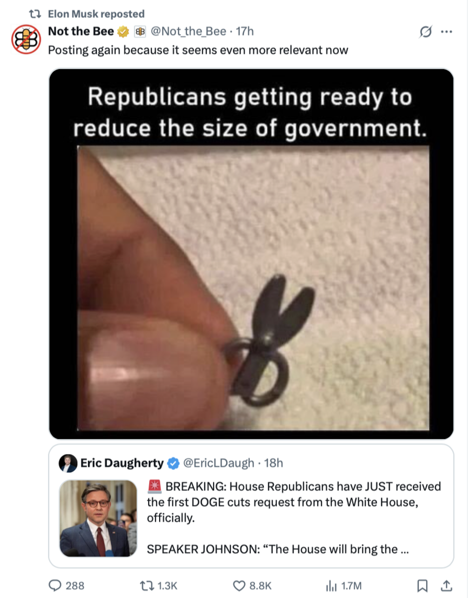 Elon Musk's retweet