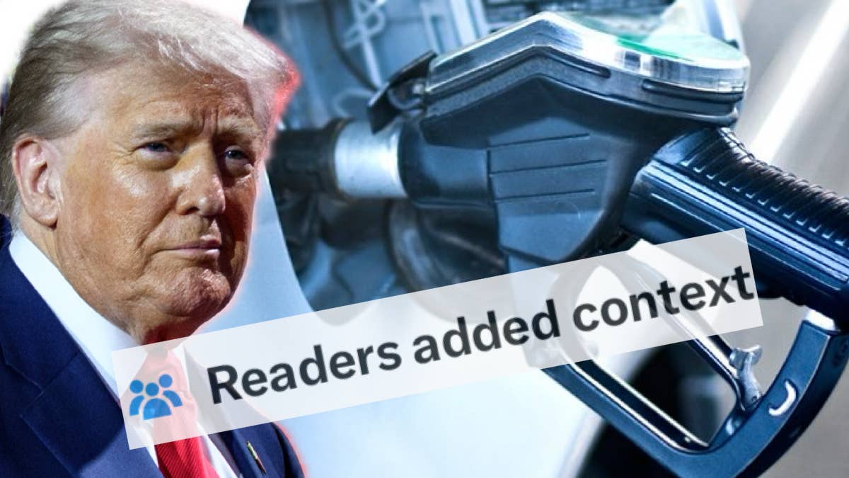 Trump Slapped With Community Note Over $1.99/Gallon Fuel Claim ...
