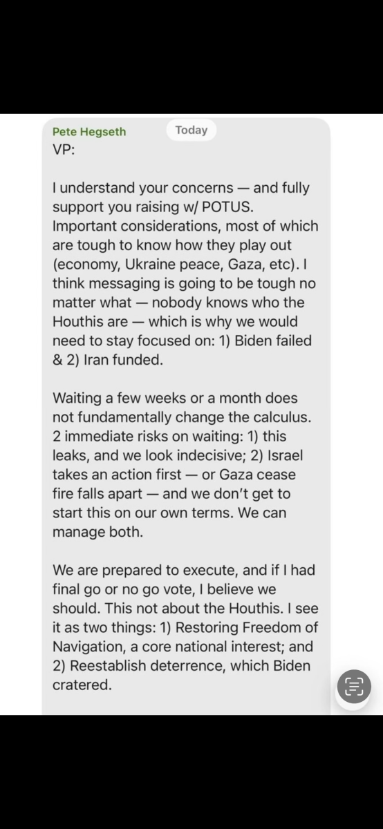 Read Here: The Atlantic Releases Full Leaked Signal Message Thread - MeidasTouch News